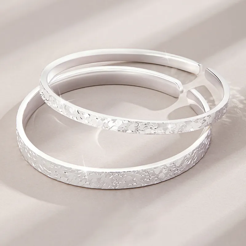 Bear Silversmith 999 Fine Silver Sterling Silver Bangle Women's-2