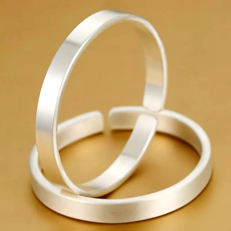Bear Silversmith 999 Fine Silver Sterling Silver Bangle Unisex-6