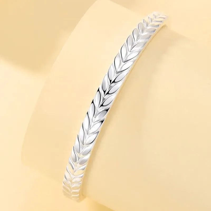 Bear Silversmith 999 Fine Silver Sterling Silver Bangle Women's-1