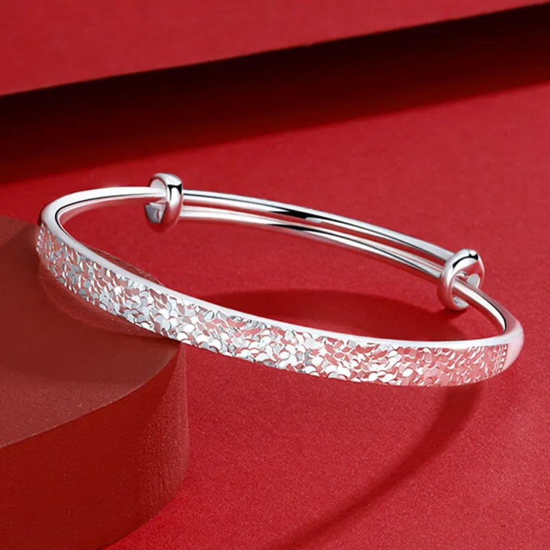 Bear Silversmith 999 Fine Silver Sterling Silver Bangle Women's-2