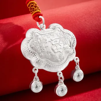 Bear Silversmith 999 Fine Silver Sterling Silver Necklace Women's