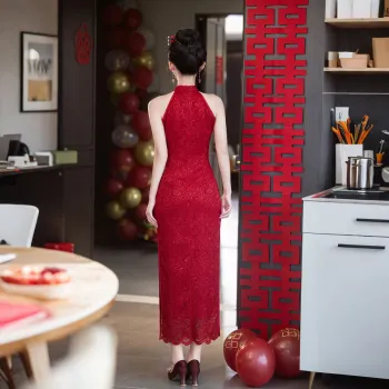 ENEESSI Cheongsams Women's Red
