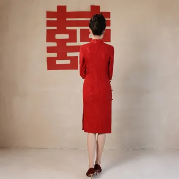 ENEESSI Cheongsams Women's Red