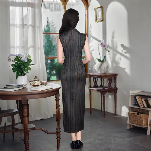 ENEESSI Spring Summer Release Cheongsam Women's Stripes
