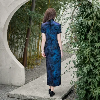 ENEESSI Spring Summer Release Cheongsam Women's Blue
