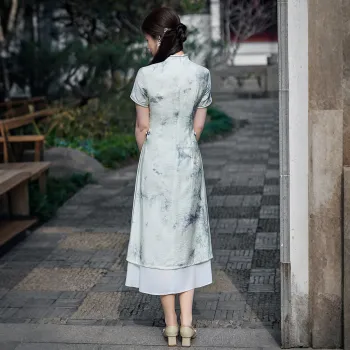 ENEESSI Spring Summer Release Cheongsam Women's Apricot