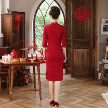 ENEESSI Cheongsams Women's Red