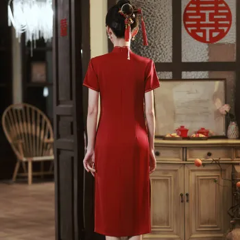 ENEESSI Cheongsams Women's Red