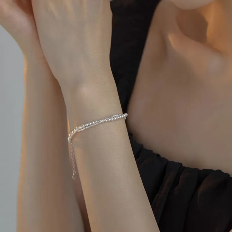 MGS Good Luck French Double Layer Layering New Chinese Style Bracelets Women's-5