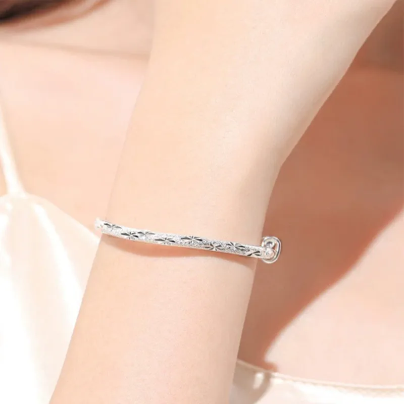 MGS 999 Fine Silver Bangles Women's-5