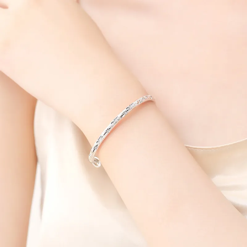 MGS 999 Fine Silver Bangles Women's-4