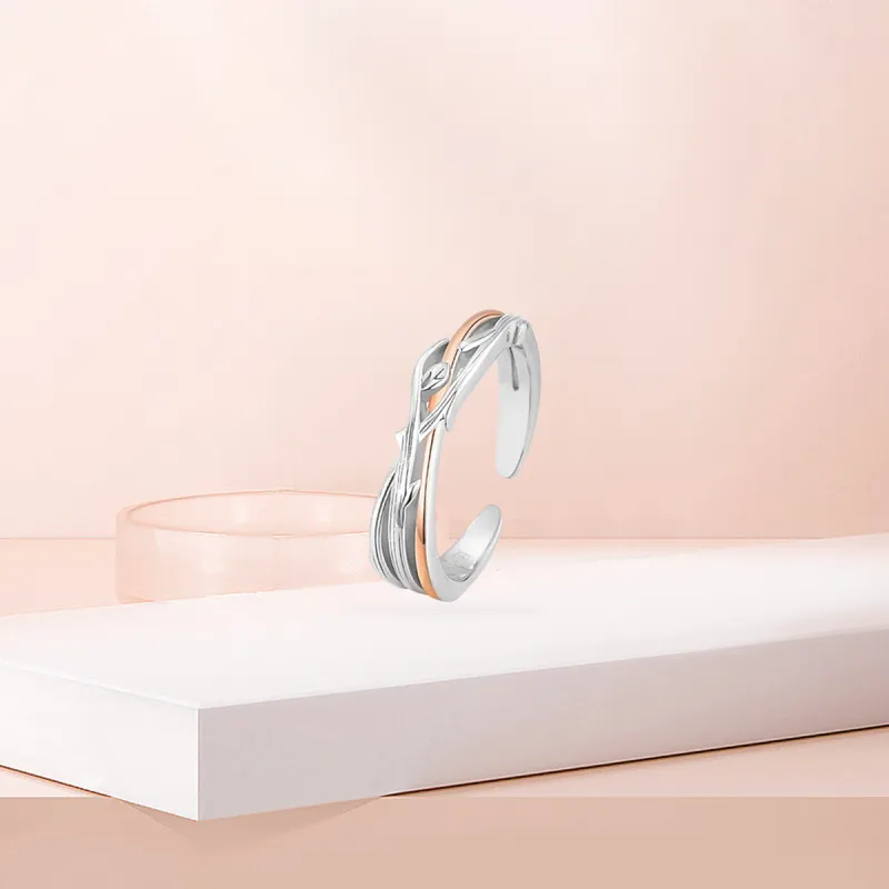 MGS S999 Fine Silver Rings Unisex-8