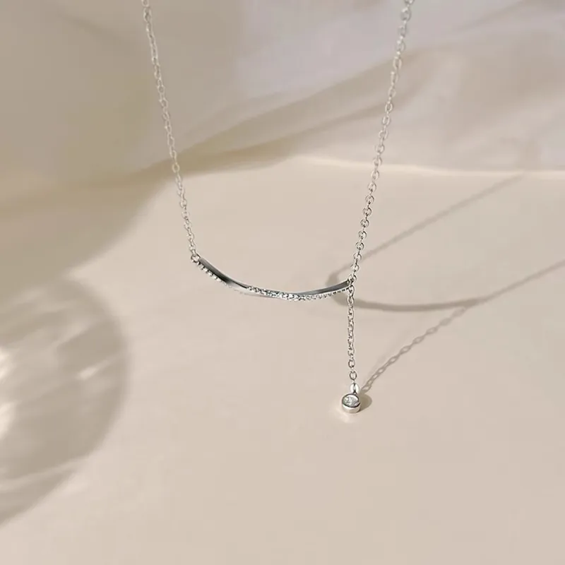 MGS 925 Sterling Silver Necklaces Women's-4
