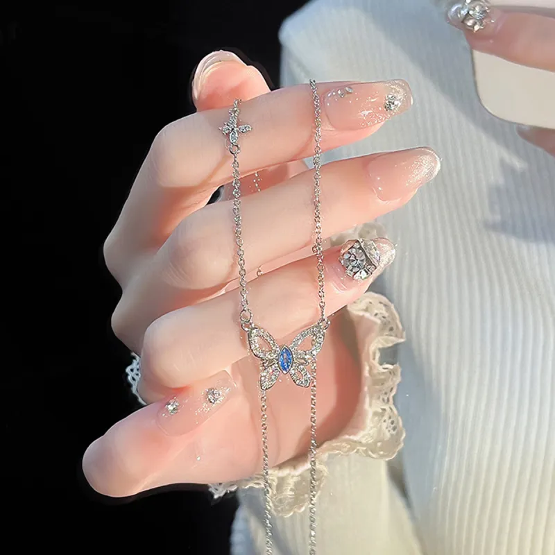 MGS Versatile Niche Design Fashion Elegance Bright Future Necklaces Women's-3