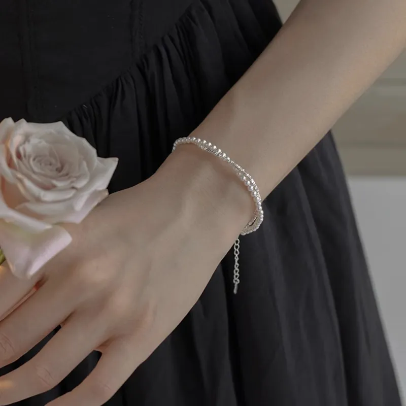 MGS Good Luck French Double Layer Layering New Chinese Style Bracelets Women's-7