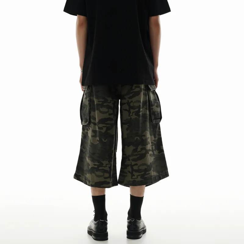 ONITSOP Cargo Shorts Unisex Camouflage-3