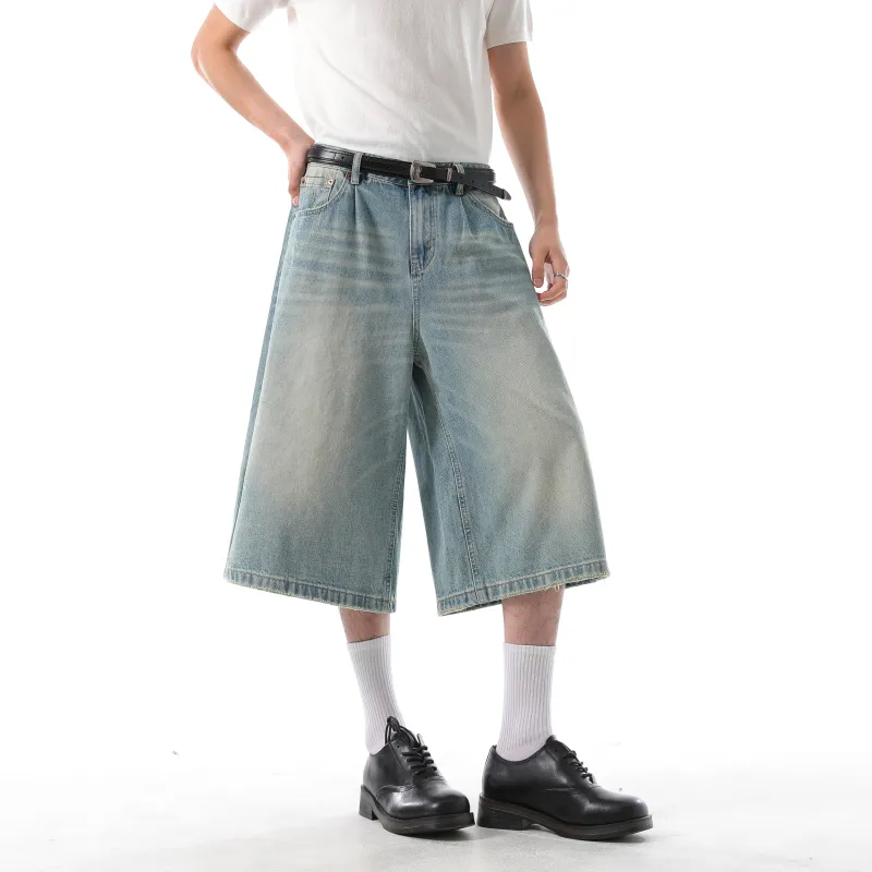ONITSOP Denim Shorts Unisex Blue-6