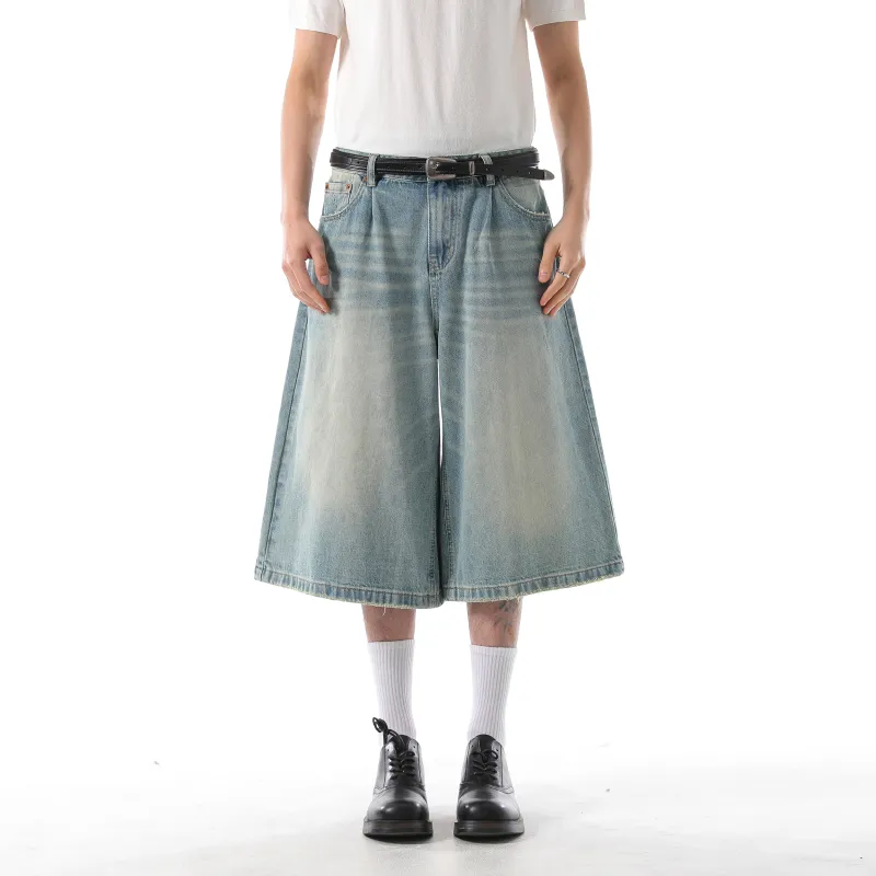 ONITSOP Denim Shorts Unisex Blue-3