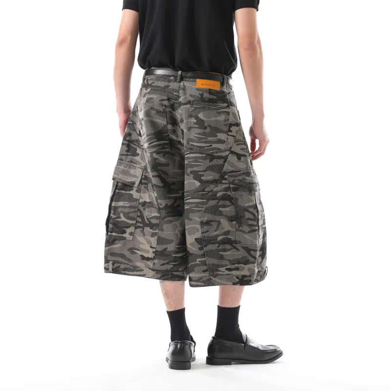 ONITSOP Cargo Shorts Unisex Camouflage-7