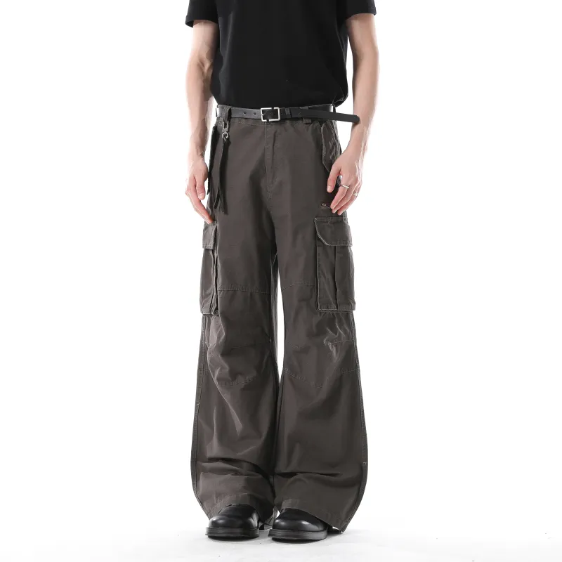 ONITSOP Casual Pants Unisex Gray-4