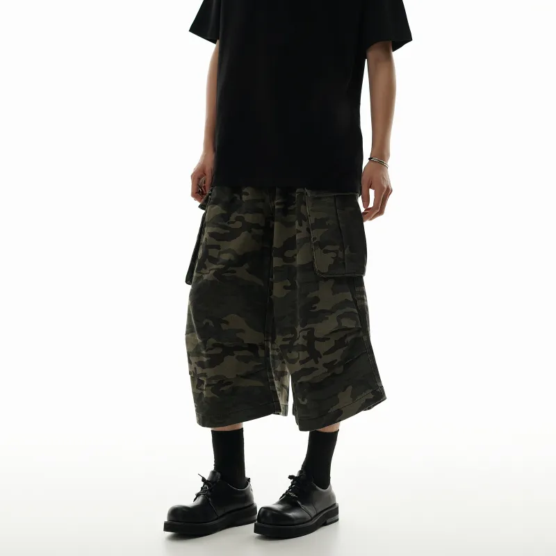 ONITSOP Cargo Shorts Unisex Camouflage-4
