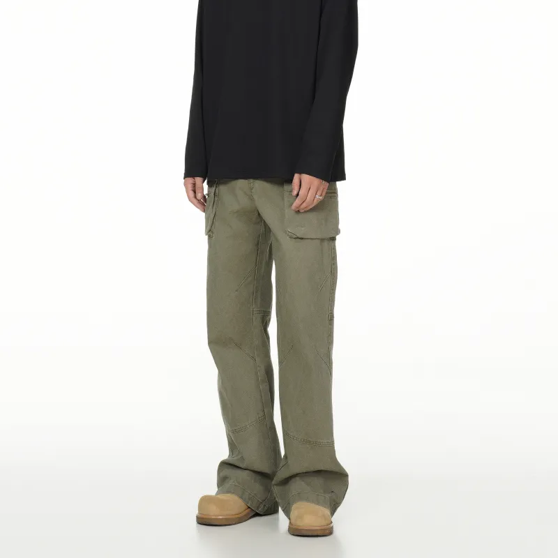 ONITSOP Casual Pants Unisex Army Green-5