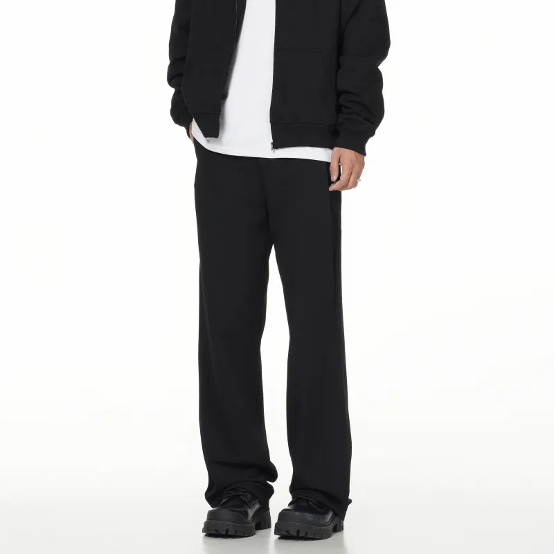 ONITSOP Commute Versatile Suit Pants With Cleanfit And Languid Comfort Unisex Black-5