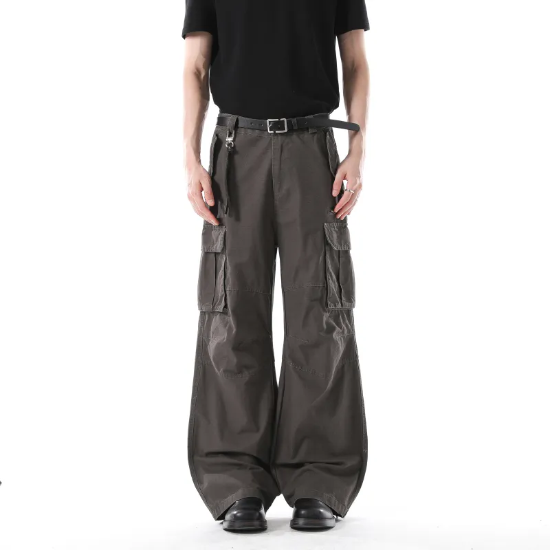 ONITSOP Casual Pants Unisex Gray-3