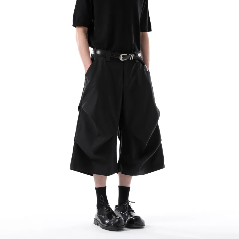 ONITSOP Casual Shorts Unisex Black-7