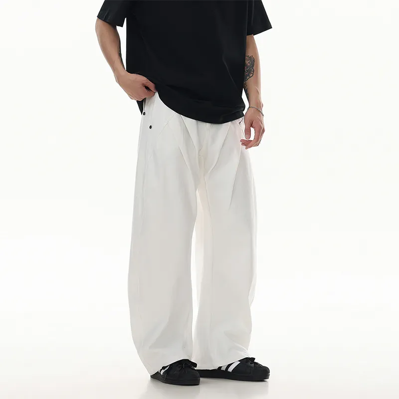 ONITSOP Luxury Streetwear Trendy Brand Floor Length Lazy Scimitar Casual Pants Unisex-3