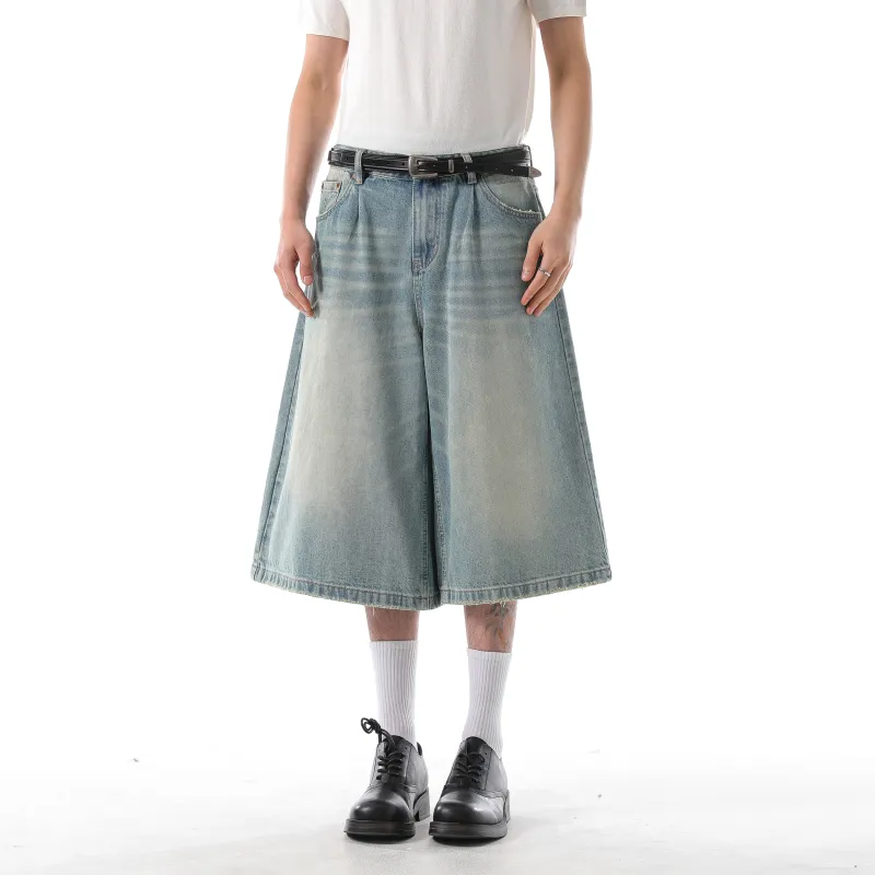 ONITSOP Denim Shorts Unisex Blue-4