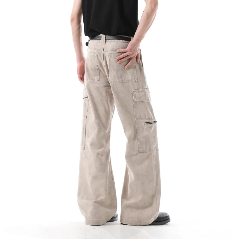 ONITSOP Cagos Floor Length Casual Pants Men's Apricot-7