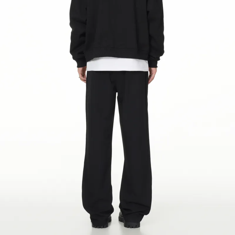 ONITSOP Commute Versatile Suit Pants With Cleanfit And Languid Comfort Unisex Black-6