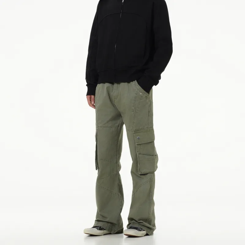 ONITSOP Casual Pants Unisex Army Green-5