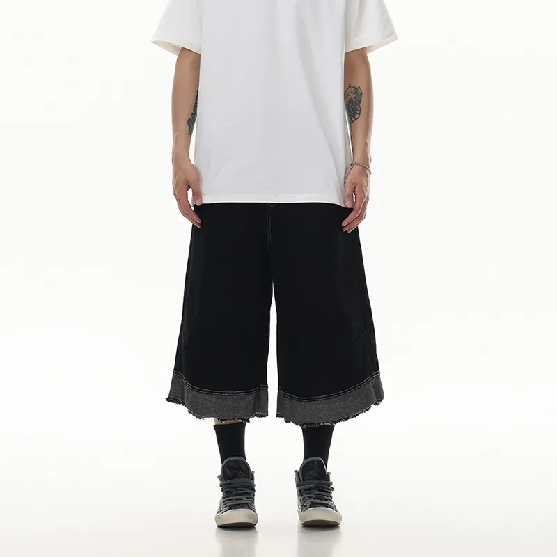 ONITSOP Denim Shorts Unisex Black-3