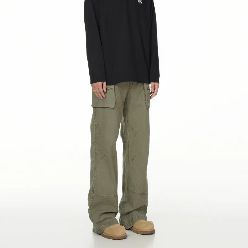 ONITSOP Casual Pants Unisex Army Green-7