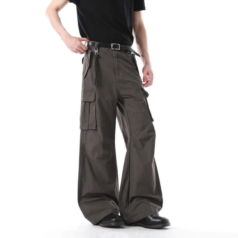ONITSOP Casual Pants Unisex Gray-5