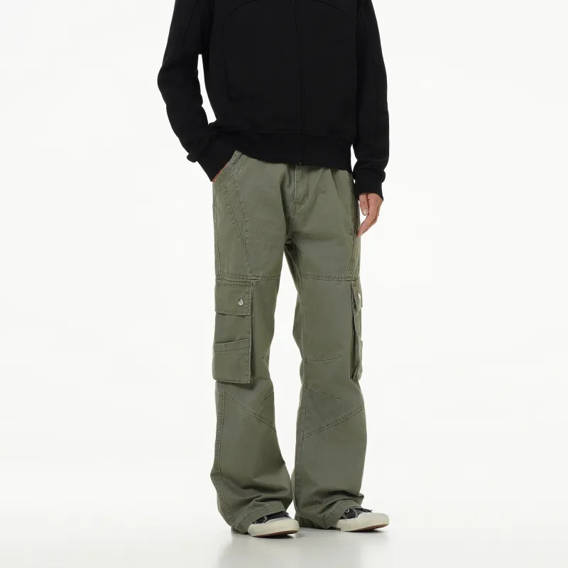 ONITSOP Casual Pants Unisex Army Green-7