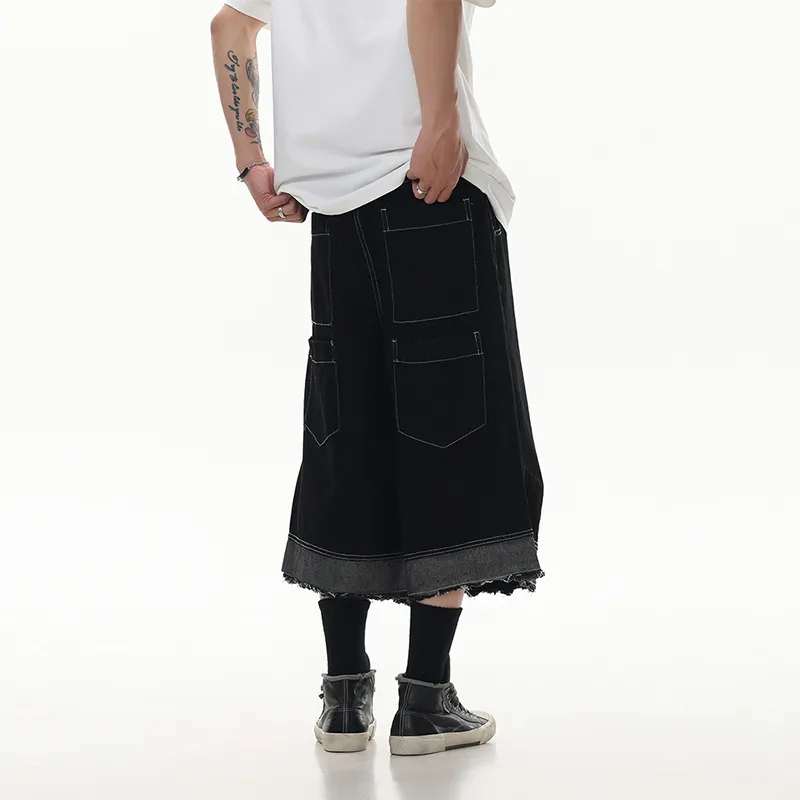 ONITSOP Denim Shorts Unisex Black-5