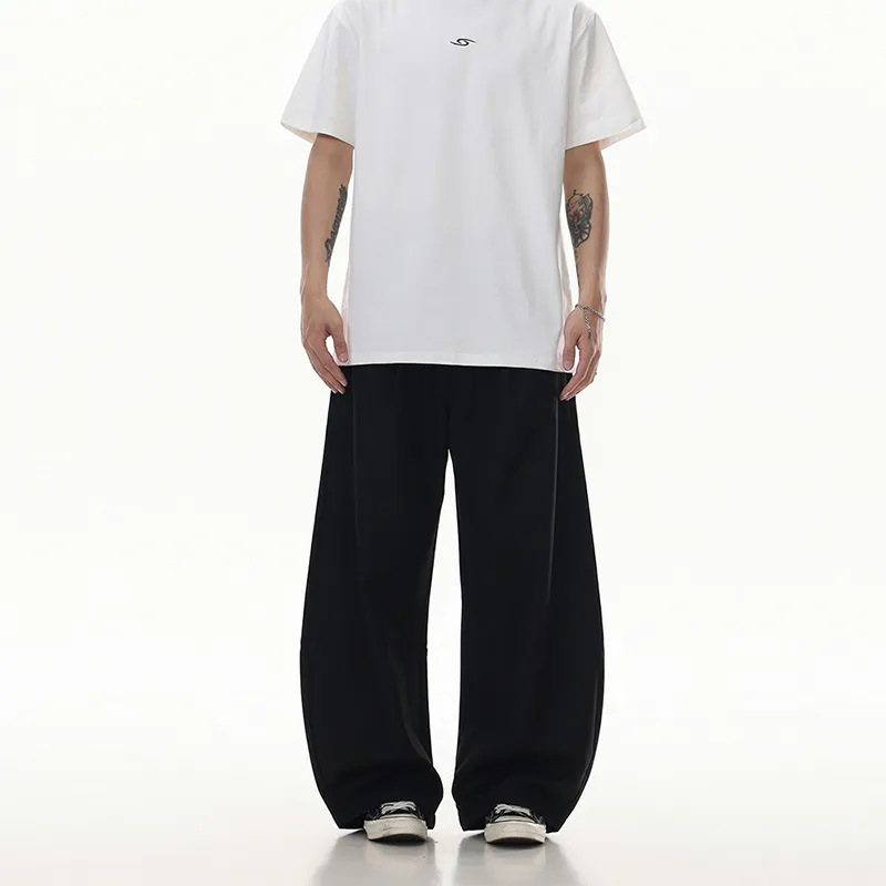 ONITSOP Versatile Commute Lazy And Relaxed Scimitar Suit Trouser Unisex-8