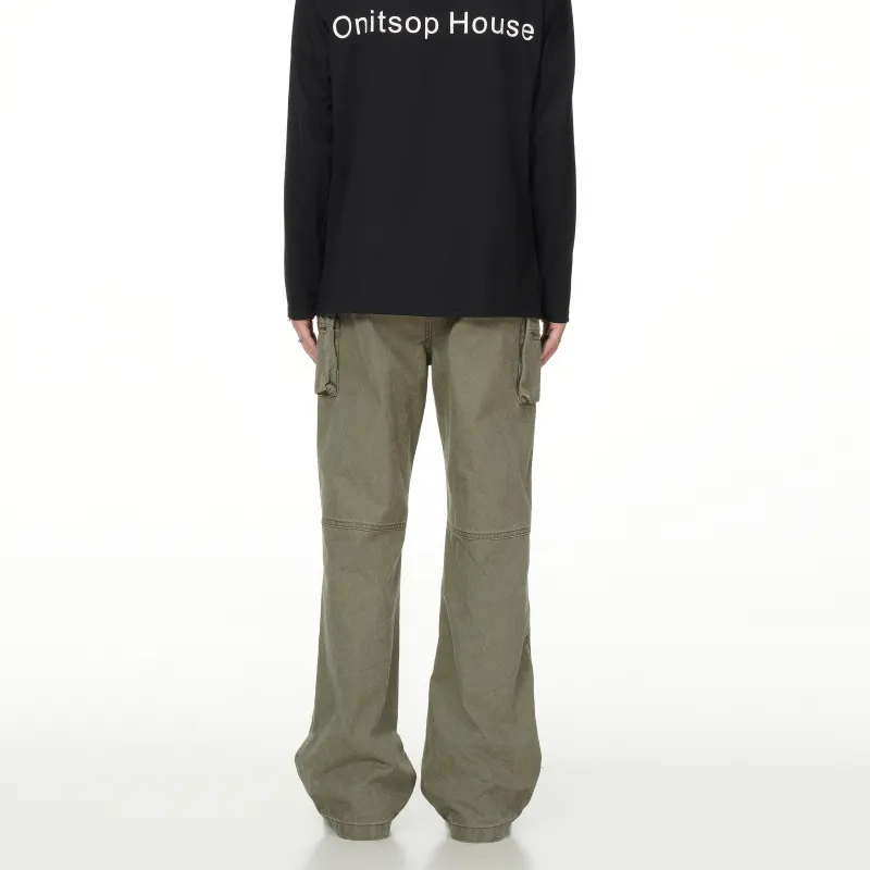 ONITSOP Casual Pants Unisex Army Green-6
