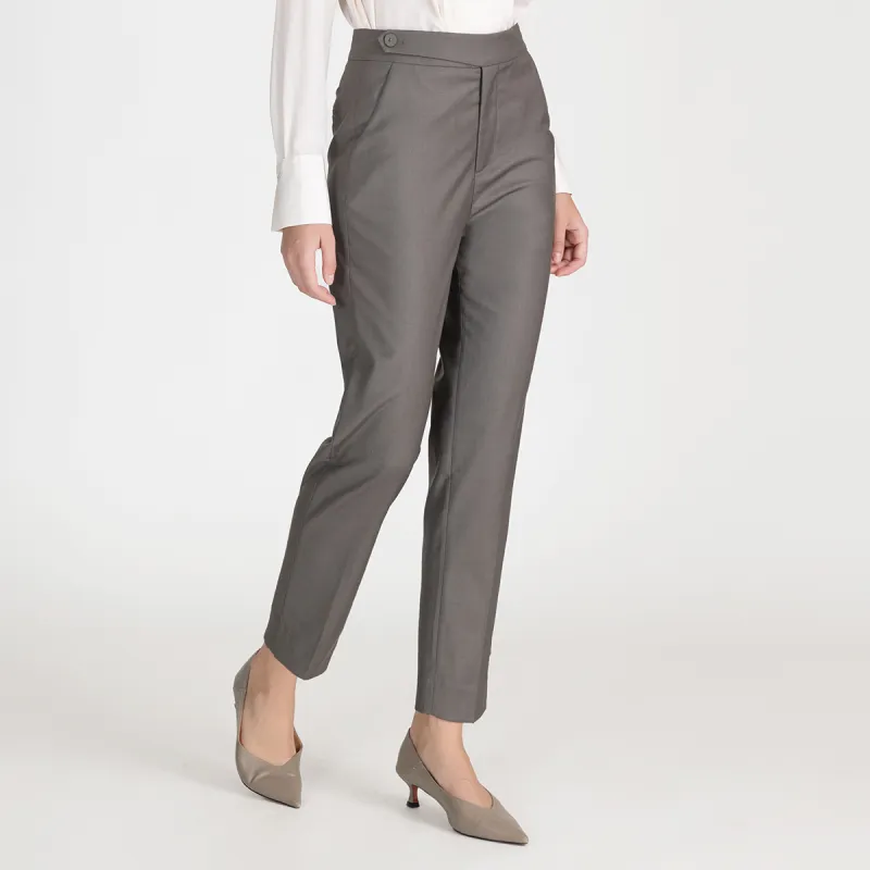 LIZZY Suit Trouser Women's Iron Gray-4