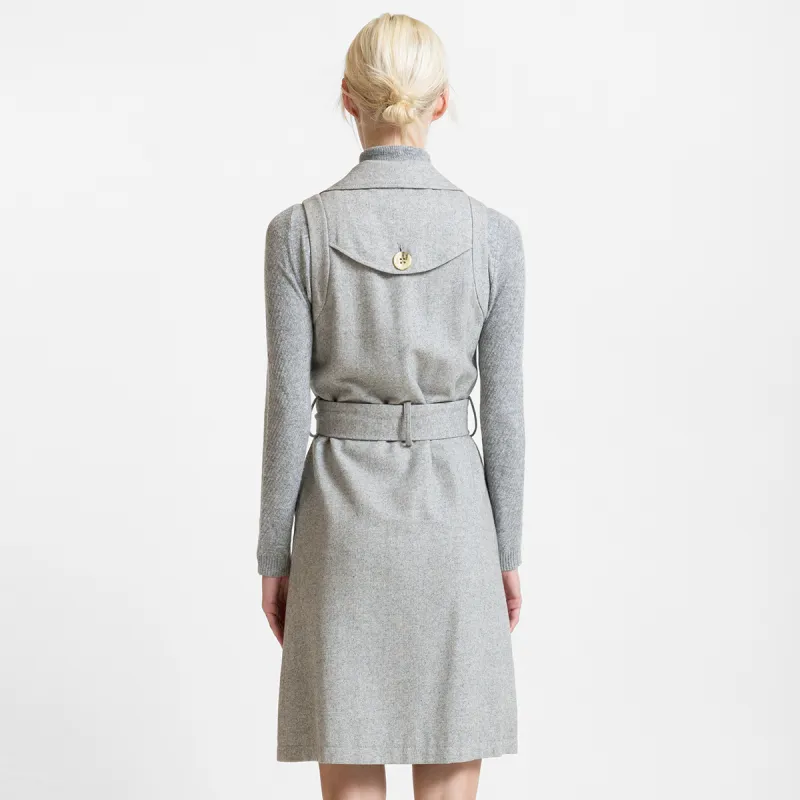 LIZZY Trench Coats Women's Gray-1