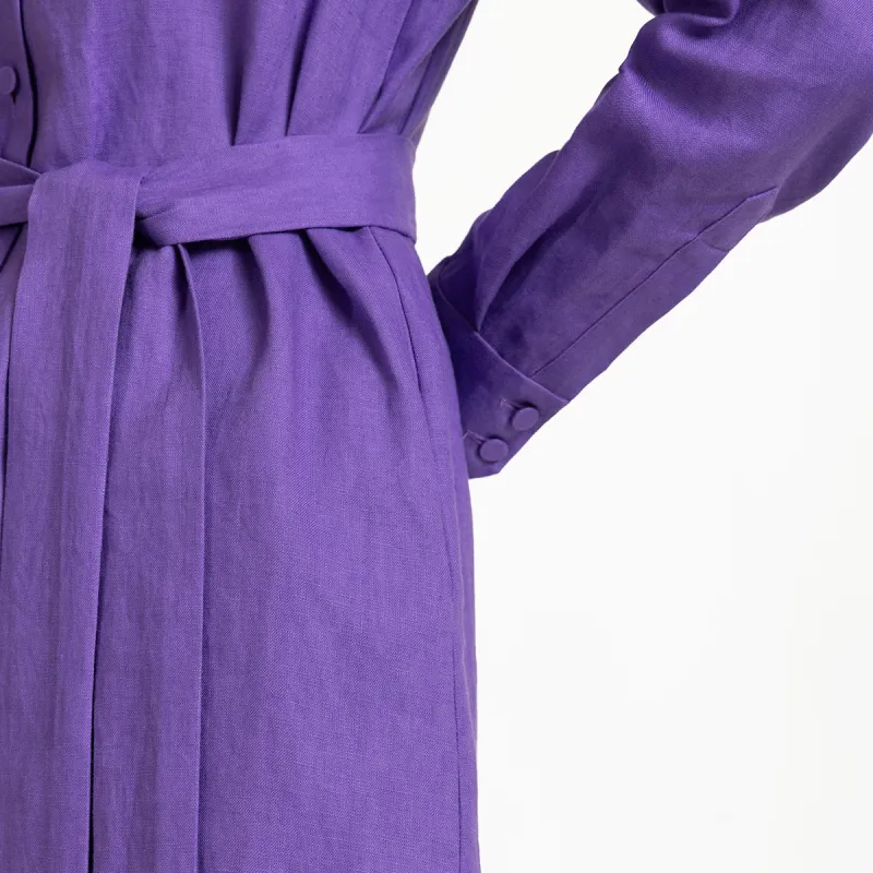 LIZZY Long Sleeved Dresses Women's Purple-1