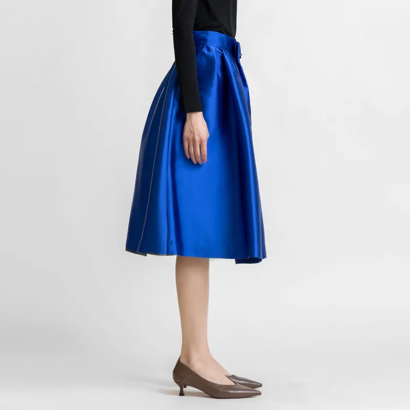 LIZZY Casual Long Skirt Women's Royal Blue-2
