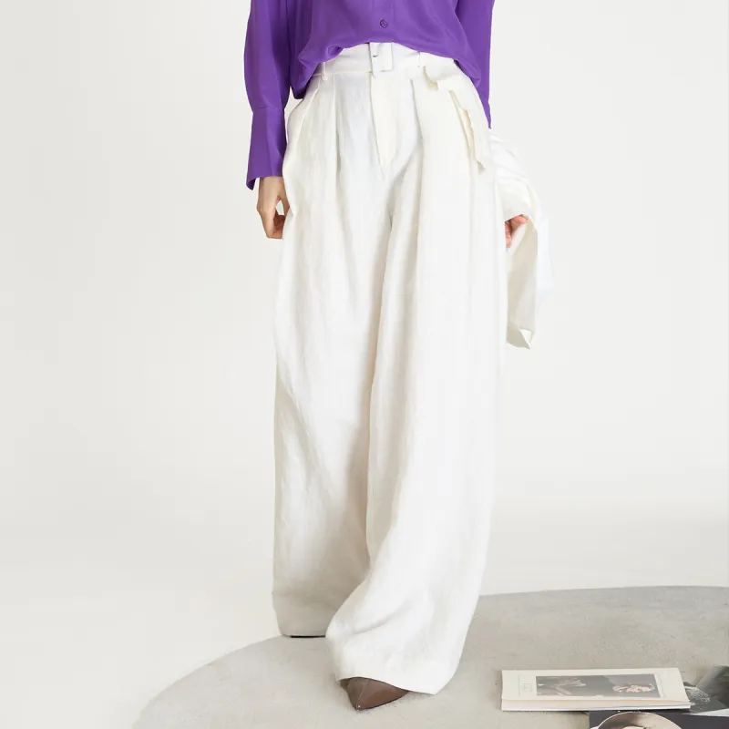 LIZZY Casual Pants Women's Ecru-3