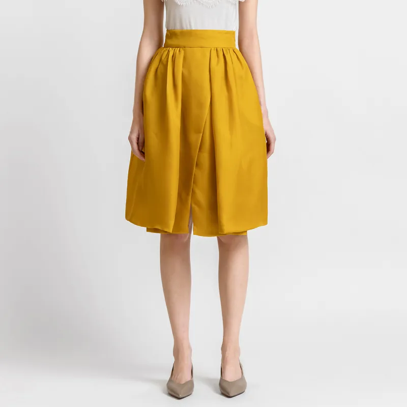LIZZY Casual Short Skirts Women's Yellow-1