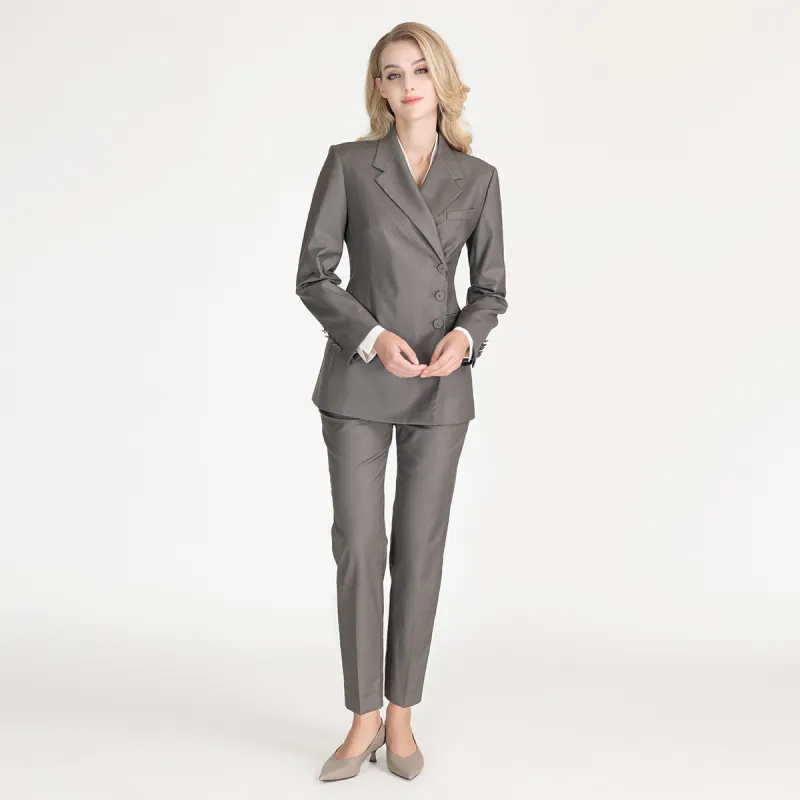 LIZZY Suit Trouser Women's Iron Gray-5