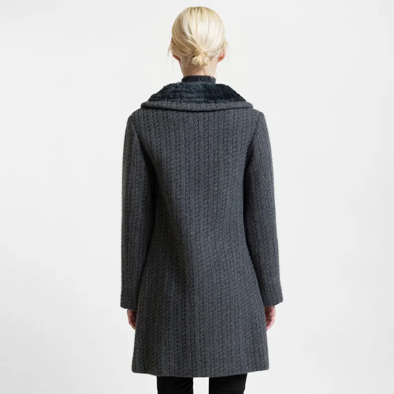 LIZZY Coats Women's Smoke Gray-1