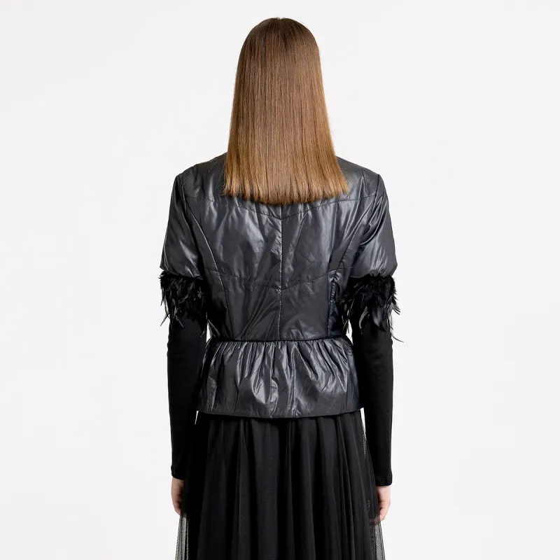 LIZZY Puffer Jacket Women's Black-1